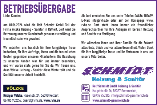 Firmenübergabe
